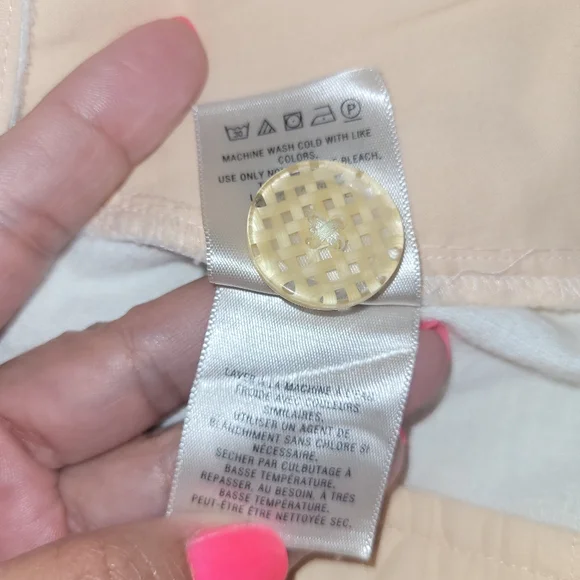 ANTHROPOLOGIE SIZE 14 Elegant White Jumpsuit. USED GOOD CONDITION. - Picture 14 of 15